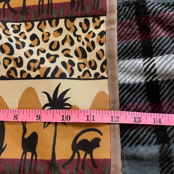 Safari Animal Print Tote New No Tags beautiful - Picture 8 of 11